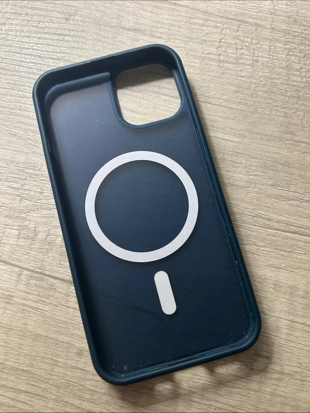 Apple Silicone MagSafe Phone Case - Dark Blue Iphone 14